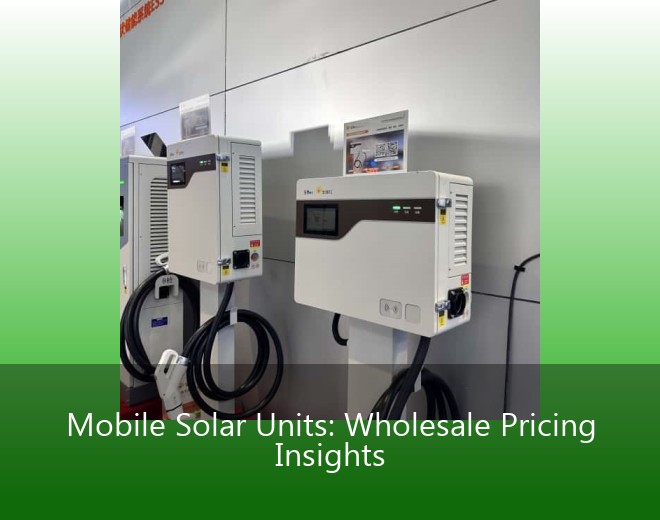 Mobile Solar Units: Wholesale Pricing Insights